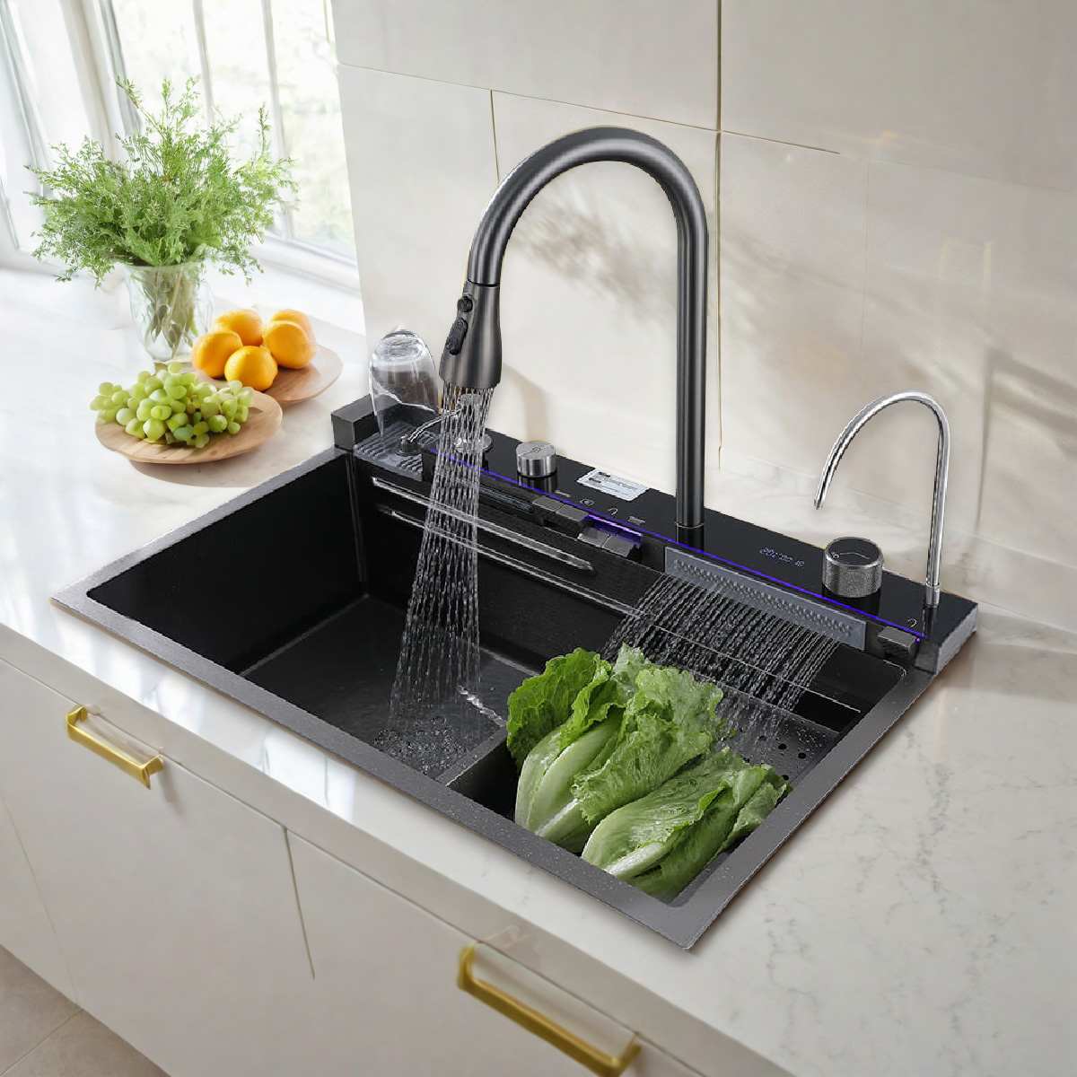 Luxury Waterfall Kitchen Sink